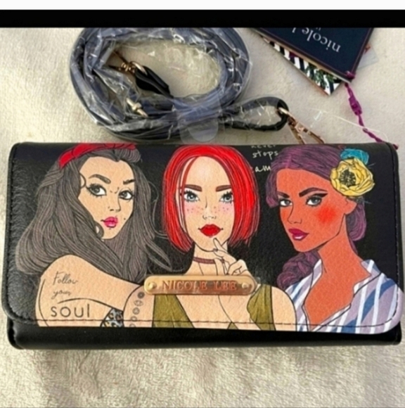 Nwt nicole lee crossbody wallet - Picture 2 of 7